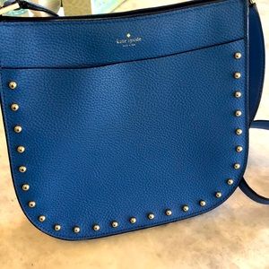Kate spade cornflower blue leather cross body bag